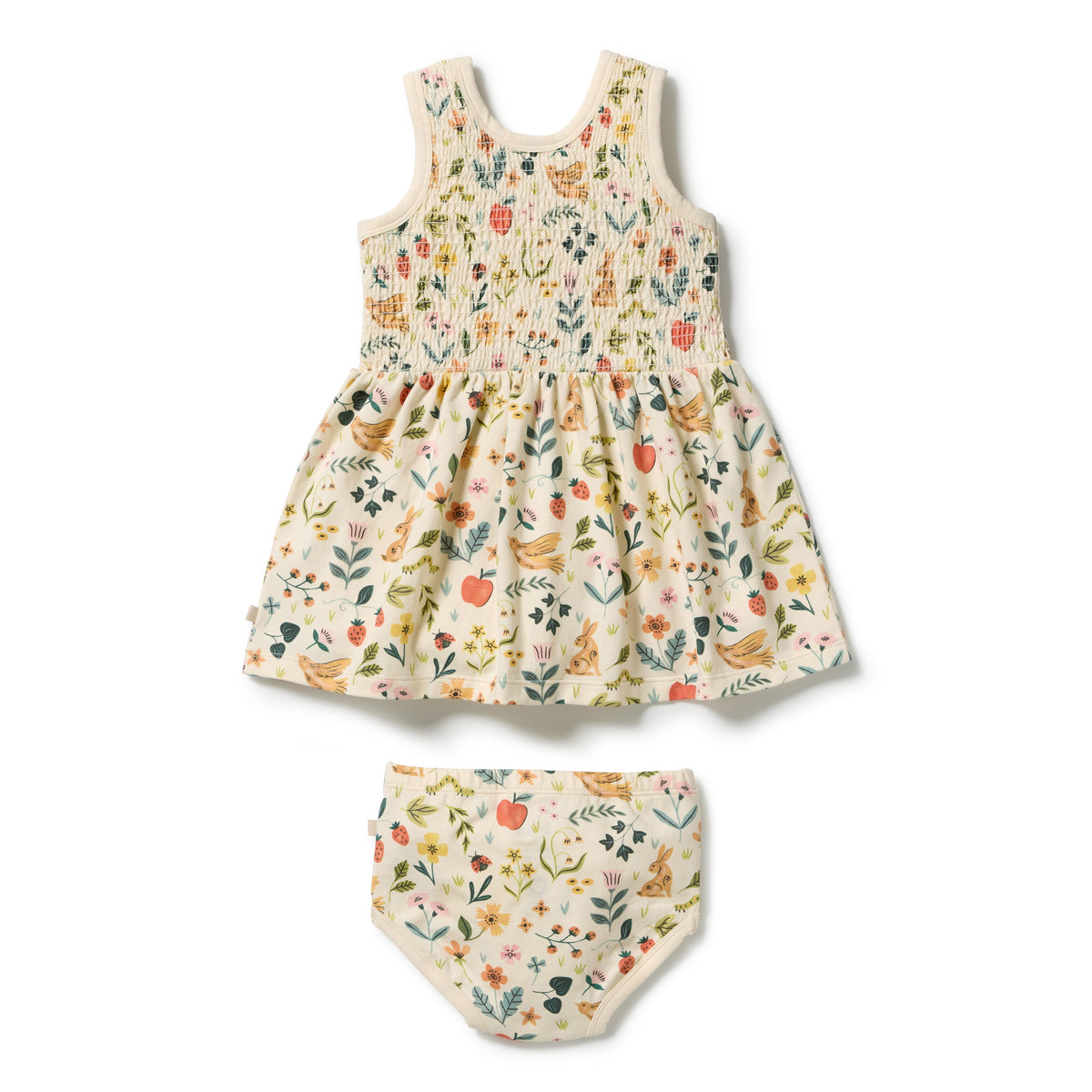 Wilson + Frenchy Summer Garden Organic Dress Set