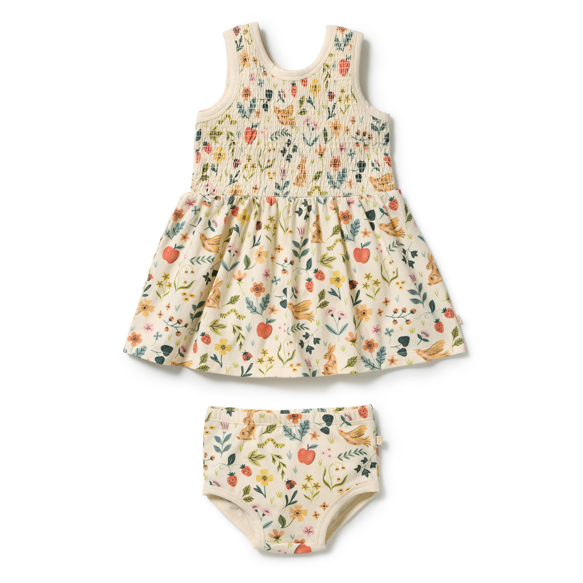 Wilson + Frenchy Summer Garden Organic Dress Set