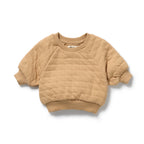 Wilson + Frenchy Honey Fawn Organic Quilted Sweat