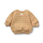 Wilson + Frenchy Honey Fawn Organic Quilted Sweat