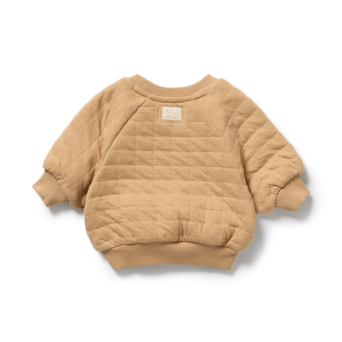 Wilson + Frenchy Honey Fawn Organic Quilted Sweat