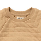 Wilson + Frenchy Honey Fawn Organic Quilted Sweat