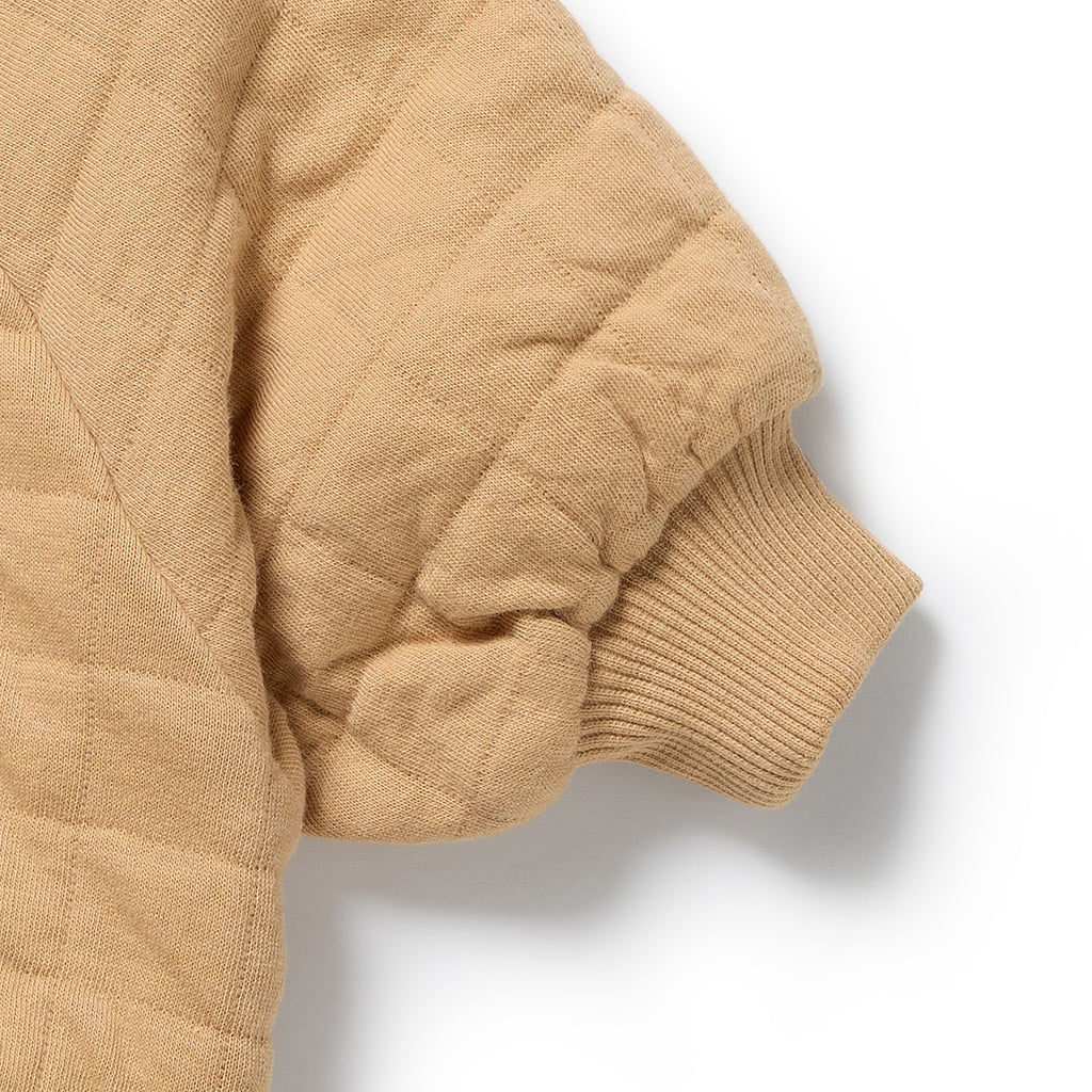 Wilson + Frenchy Honey Fawn Organic Quilted Sweat
