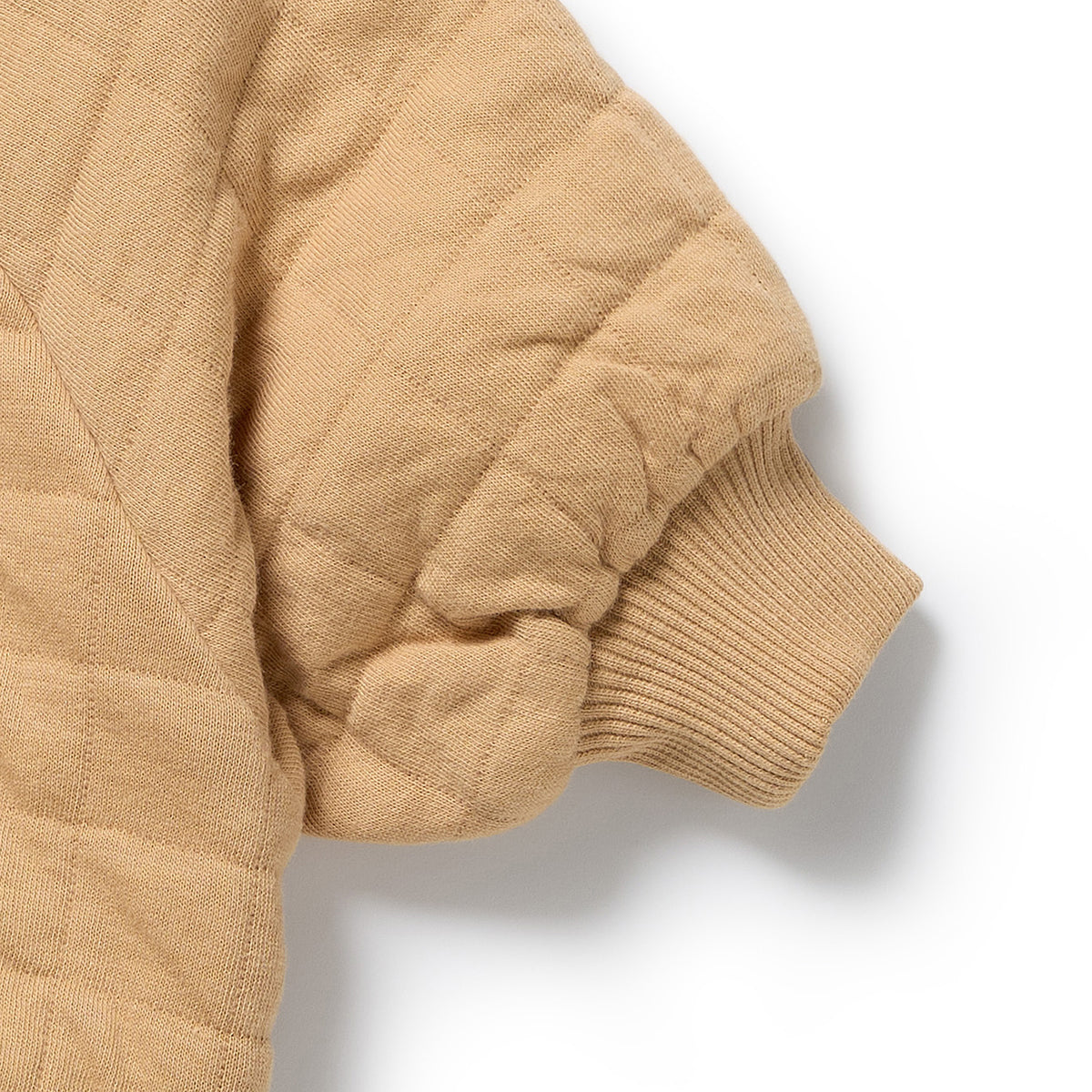Wilson + Frenchy Honey Fawn Organic Quilted Sweat