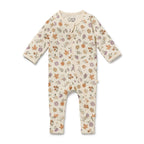 Wilson + Frenchy Maple Glow Organic Zipsuit with Feet