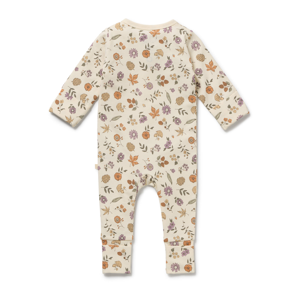 Wilson + Frenchy Maple Glow Organic Zipsuit with Feet
