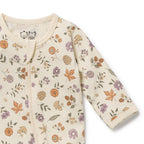 Wilson + Frenchy Maple Glow Organic Zipsuit with Feet