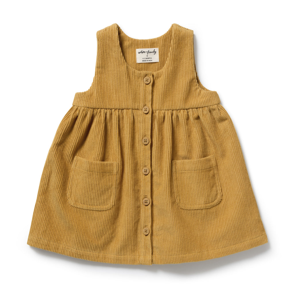 Wilson + Frenchy Amber Glow Organic Cord Dress