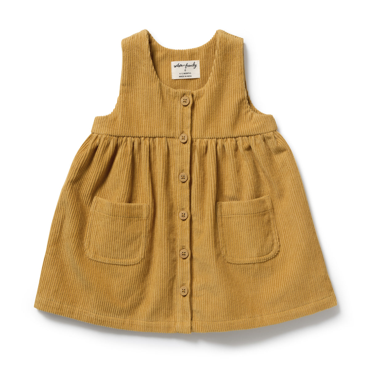Wilson + Frenchy Amber Glow Organic Cord Dress