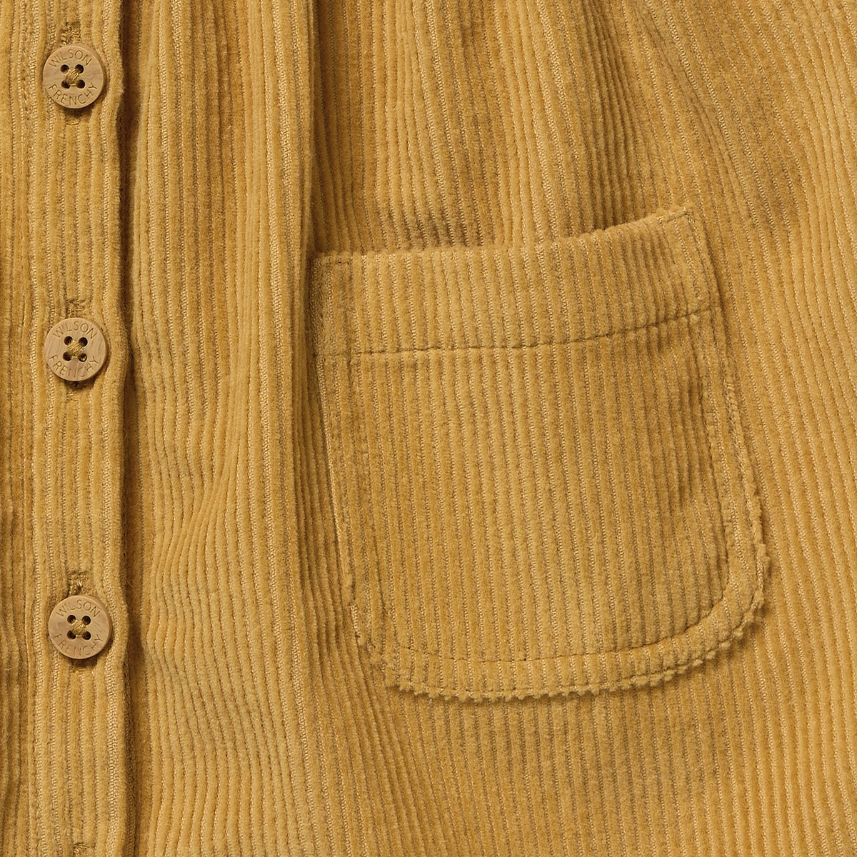 Wilson + Frenchy Amber Glow Organic Cord Dress