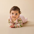 Wilson + Frenchy Marshmellow Organic Knitted Bubble Ruffle Overall