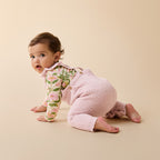 Wilson + Frenchy Marshmellow Organic Knitted Bubble Ruffle Overall