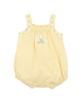 Bebe Libby Check Romper With Embleished Straps