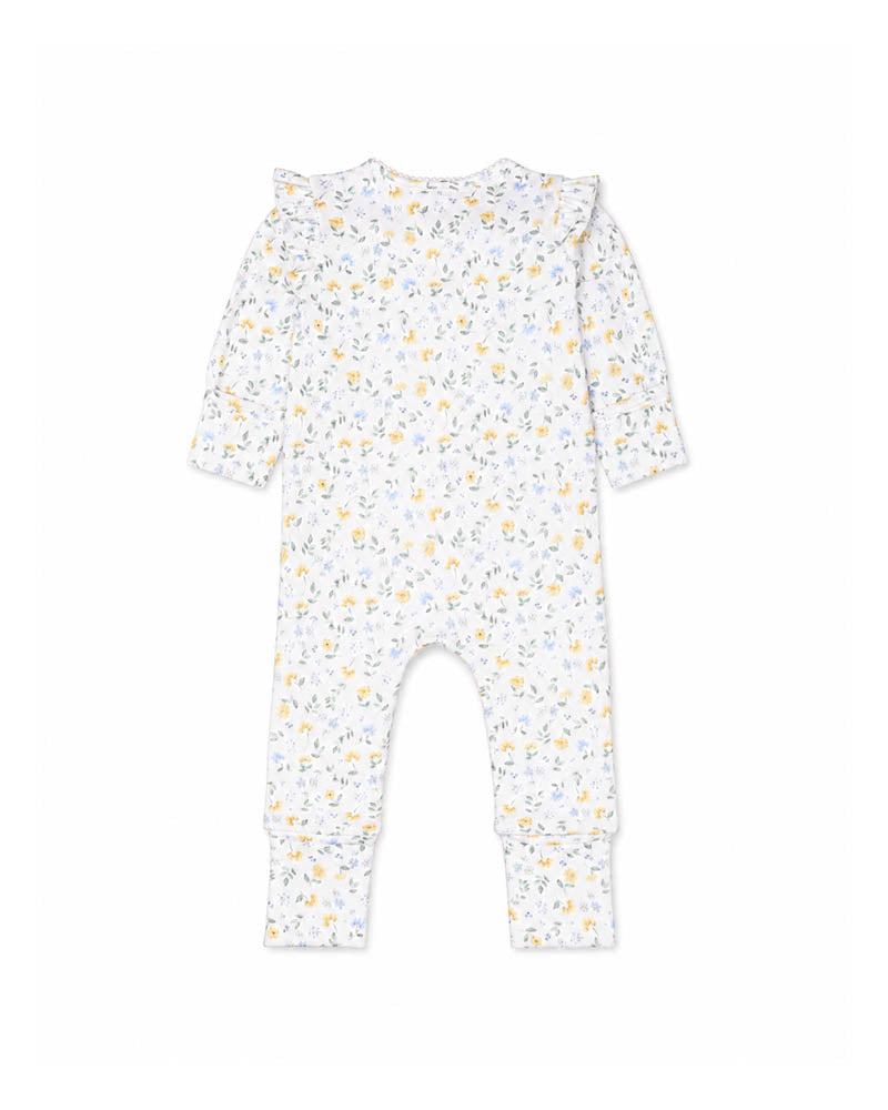 Bebe Libby Organic Long Sleeve Zipsuit