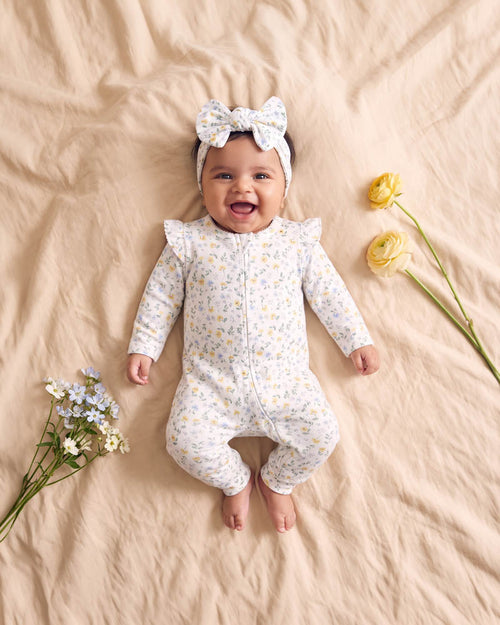 Bebe Libby Organic Long Sleeve Zipsuit