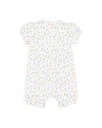 Bebe Libby Organic Short Sleeve Zip Romper