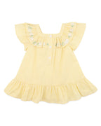 Bebe Libby Check Dress With Embellishment I Yoke