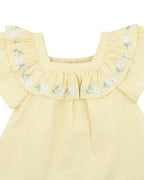 Bebe Libby Check Dress With Embellishment I Yoke