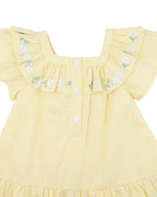 Bebe Libby Check Dress With Embellishment I Yoke