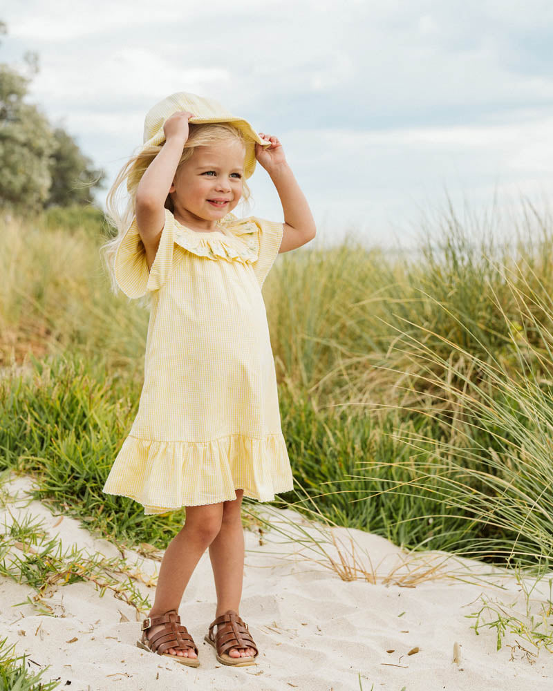 Bebe Libby Check Dress With Embellishment I Yoke