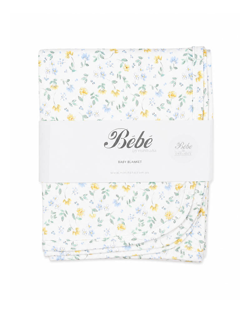 Bebe Libby Floral Organic Bunny Rug