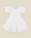 Bebe Puff Sleeve 3D Floral Emb Dress