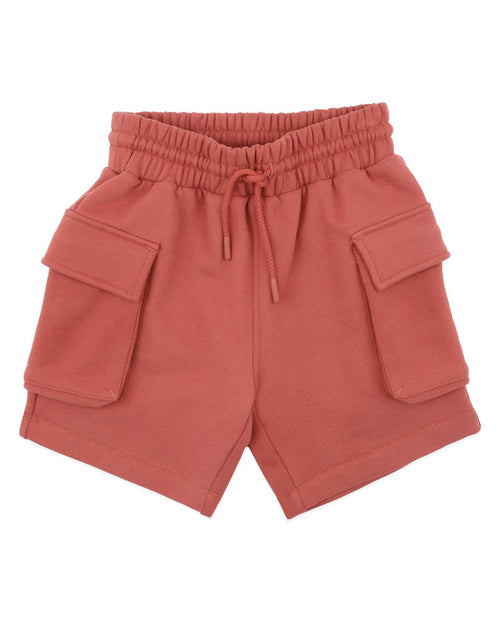 Bebe Sway Loopback Cargo Shorts I Rust