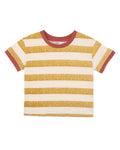 Bebe Sway Organic Stripe Wide Rib Tee