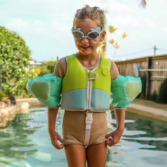 SUNNYLIFE I Salty the Shark Mini Swim Goggles