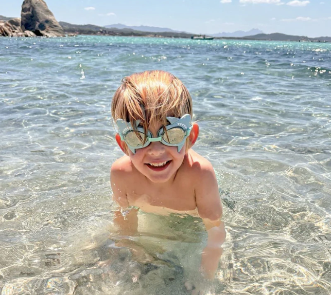 SUNNYLIFE I Salty the Shark Mini Swim Goggles
