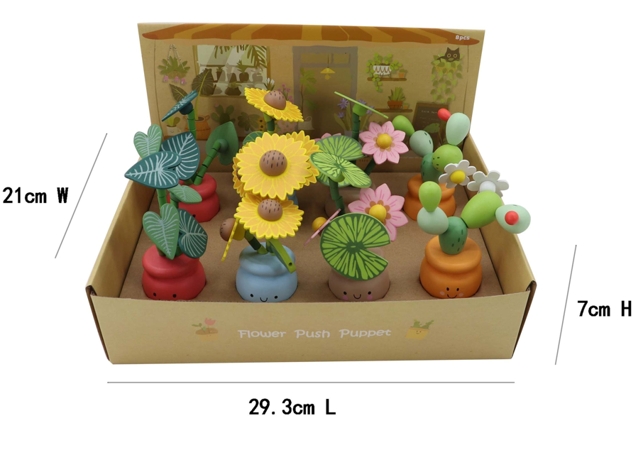 TOYSLINK I Wooden Plant Press Toy
