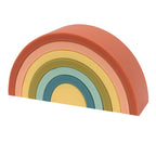 OB DESIGNS I Silicone Rainbow Stacker Cherry