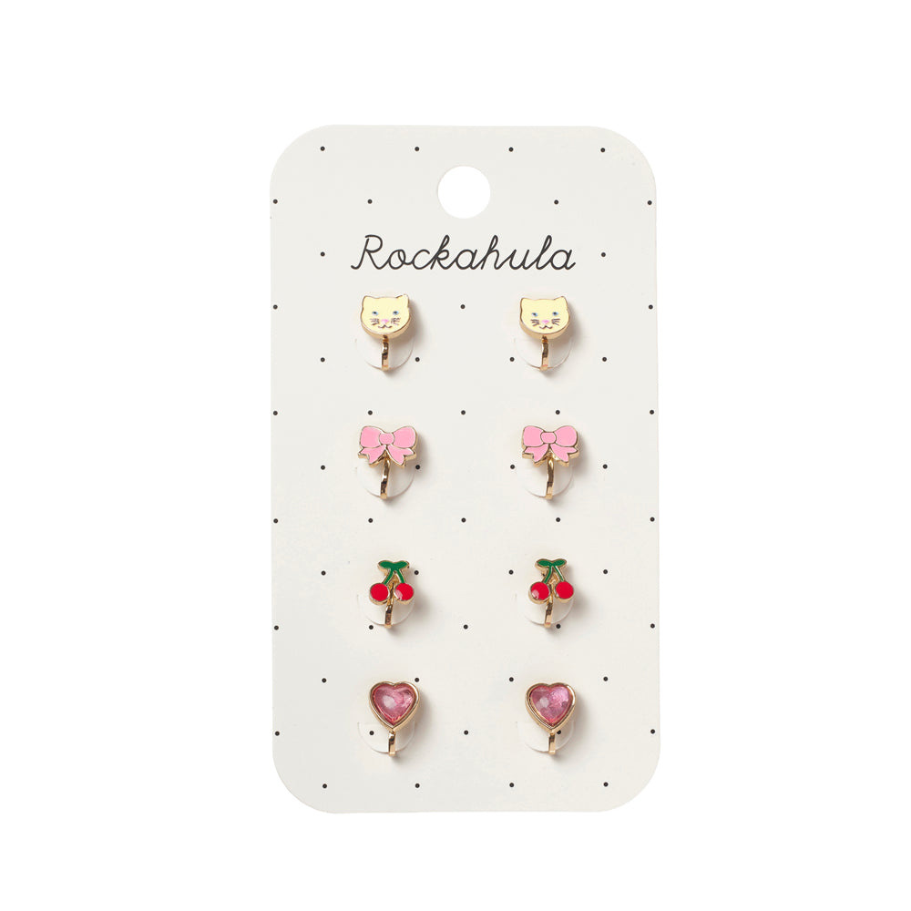 ROCKAHULA I Cute Kitten Clip On Earrings