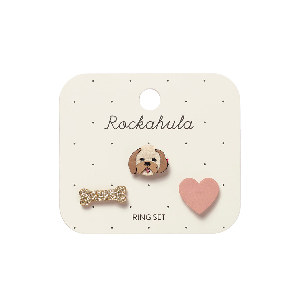 ROCKAHULA I Pippy Puppy Ring Set